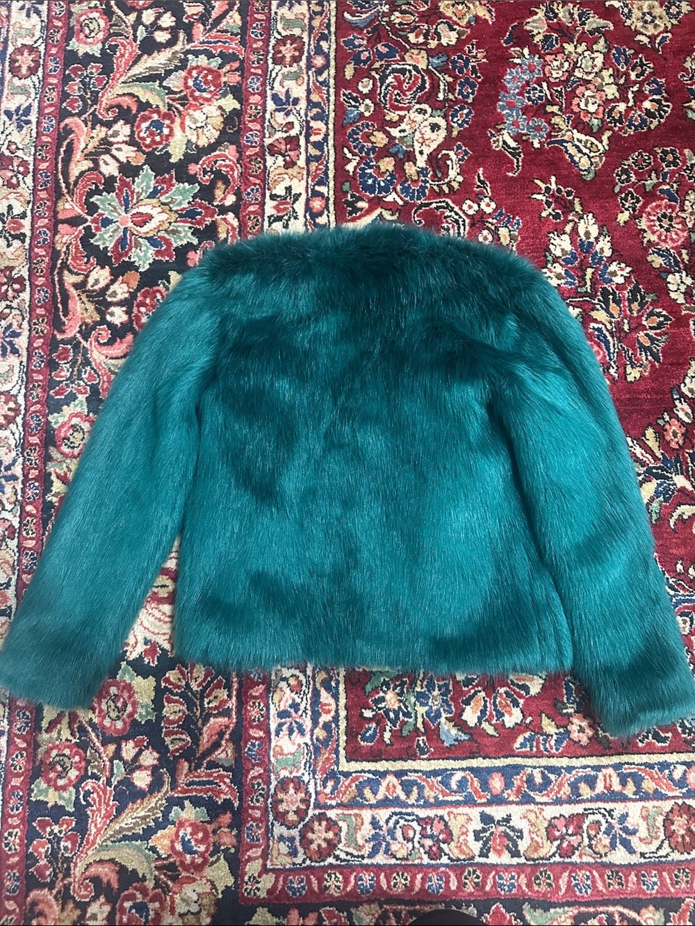 Blackmilk Teal Furbulous Jacket - Picture 4 of 6